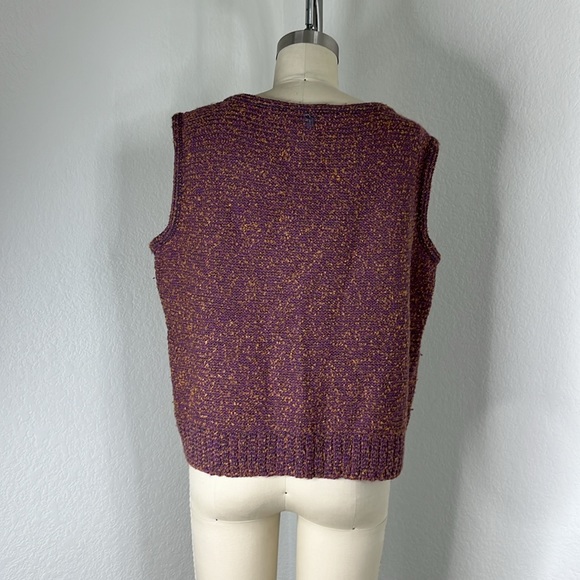 St John Sport Fall 06 Knit Wool Shell Sleeveless Sweater Zip - Picture 4 of 9